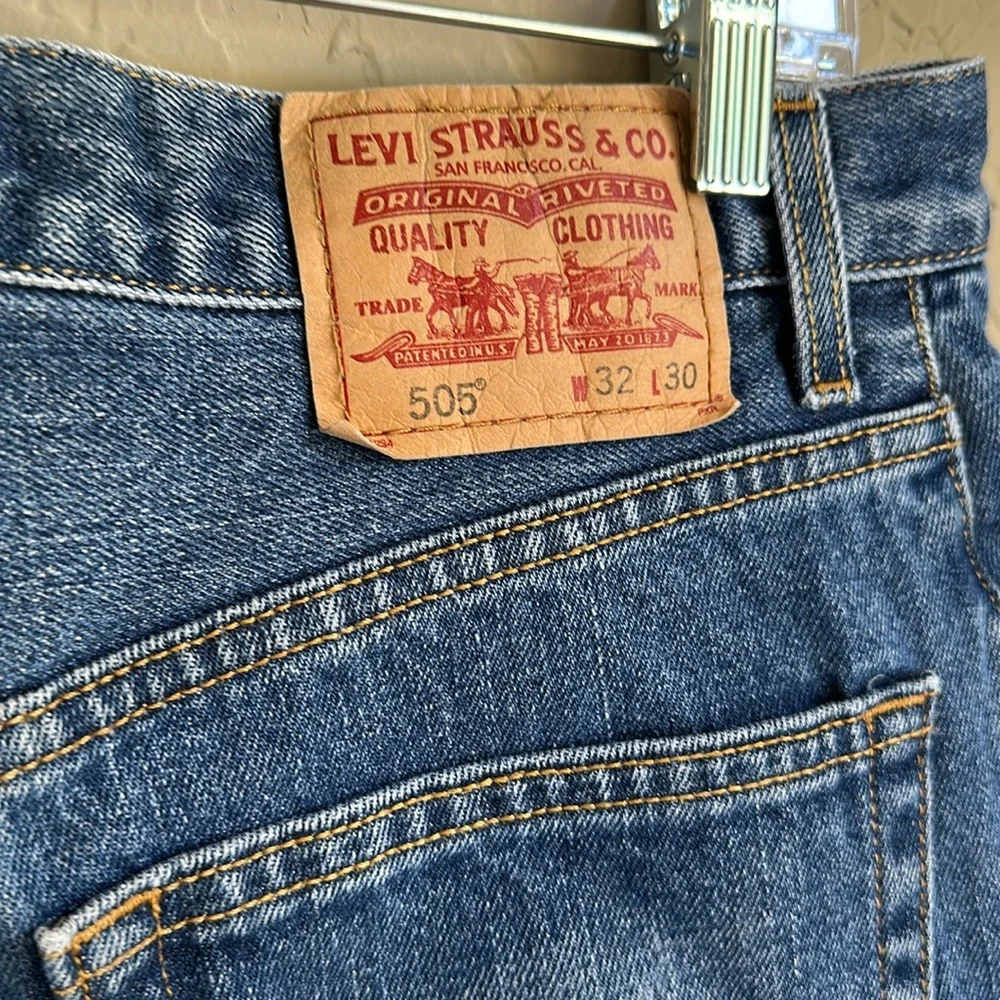 Levi Strauss 505 men’s jeans size‎ 32x30 regular fit - Picture 3 of 6